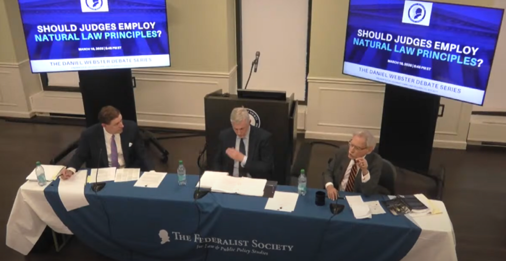 Hadley Arkes at Georgetown Law 2025 - Anchoring Truths Hadley Arkes at Georgetown Law 2025