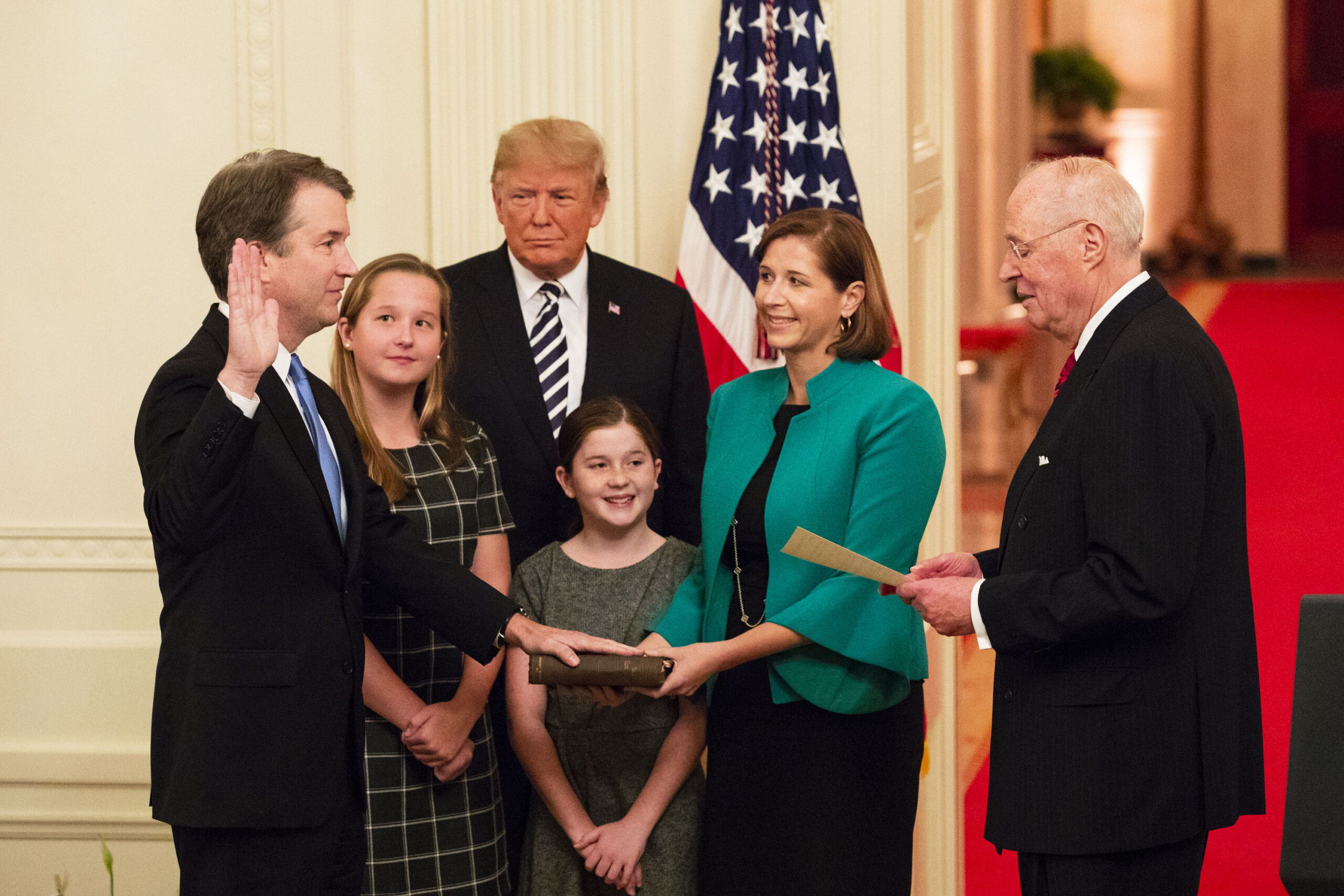 Supreme Court Justice Brett Kavanaugh Swearing In Ceremony